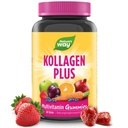 Příroda žije! Vlasy, kůže a nehty Premium gummies, Beauty Formule *, s kolagen, Biotin, Vitamíny C & E, Jahodové ochucené, 60 gummies