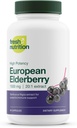Elderberry Imunitation Support - Nejsilnější DNA ověřená 1800mg Sambucus Black Elderberry - Snadné spolknout Elderberry Capsule - Powerful Booster - gluten Free, Soy Free, Non GMO, Vegan Safe