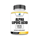 Americké standardní doplňky Alpha Lipoic Acid 1300mg Per Serving - Vegan, Gluten Free, Non- GMO, 90 Kapsle, 45 Služeb