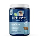 NaturVet Senior Advanced Inkontinence Dog Supplement - Pomáhá při kontrole močových měchýřů, normální močení - Zahrnuje synergistickou směs botanikálií - 120 Ct. Soft Chews