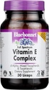 BlueBonnet Full Spectrum Natural Vitamin E Complex Liquid Capsules, 30 Počet (743715006003)