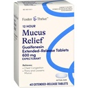 Foster & Thrive Chest Congestion Mucus Extended Release, 600 mg Guaifenesin Relieves Chest Congestion cause by Excess Mucus, (Porovnejte s Mucinex 12 Hodin Extended Release), 40 Tablety
