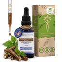 Tajemství kmene štípající kopřivka Alcohol- Free Liquid Extract, štípající kopřivka (Urtica Dioica) Sušený kořen (2 FL OZ)