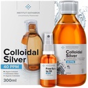 Koloidní Silver Liquid 10 fl oz & Spray to fill ● Bioactive Hydrosol Silver Water ● Natural Immunication Supplement Sol Supplement Sole Sole Solution ● Ionic Minerals 40 PPM ● Organic Structured Plata Coloidal