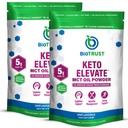 BioTrust Keto Elevate - C8 MCT Oil Powder - Ketogenní MCT Coffee Creamer, Keto Coffee Creamer - Clean Energy, Mental Focus & Clarity - 100% Capyl Acid MCT Powder, Non- GMO (Neochucené, 40 Služeb)
