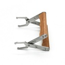 WEICHUAN Bee Hive Frame Grip - Stainless Steel Beekeeping Frame Gripper, Holder a Lifter Tool s dřevěnou rukojetí pro Beekeeper