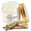 Wild Yam Cream Organic for Hormon Balance, 2.1 oz Organic Wild Yam Root Cream for Women - Podpora perimenopauzy & Menopauza Support - Zdravotní balzám w / No Parabens for Comfort & Wellness