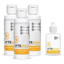 LyteLine LyteShow Sugar- Free Electrolyte dodatek, 3 Pack, 120 Servings - Keto Friendly, Zinek a hořčík pro rychlou rehydrataci, cvičení, svalové obnovy a energie - Vegan