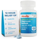 TIME- CAP Labs, INC. Časově Naproxen Sodná sůl 220mg - NSAID Pain Reliever pro bolest hlavy, Ache zubů, Menší bolest artritidy, Bolest zad, Horečka - Trvání 12 hodin - 300 Počet