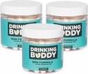 Pití Buddy (3pack, After-Picí pomůcka s DHM, Pikantní hruška, L- Cystin a L- Theanine, Mléko Thistle, B- Vitamíny, Zázvor