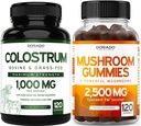 DORADO NUTRITION Colostrum Supplement 1000mg per Serving and Houbová guma (120 Počet) Houbový dodatek