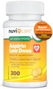 Nízká dávka Aspirin 81mg pro dospělé potahované tobolky - Porovnejte s aktivní složkou v nízké dávce Bayer Aspirin pro dospělé - Bezpečnost potažená (300 Počet)