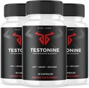 rize laboratoře (3 Pack) Testonin Muž Dodatek, Testonin Kapsle pro muže, Testonin Maximální pevnost Formule, Testonin All- přírodní pilulka pro svalovou sílu, Testonin Recenze (180 Kapsle)