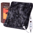 Bearote XL Elektrický topný panel 20 "x24" Double-Sided Faux Fur vyhřívaný Pad, 6 Teplo úrovně, 2H Auto- Off, Moist & Dry Teplo terapie pro bolest zad, Machine Wassable, ETL Certified, Dárkové krabice