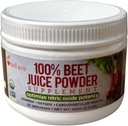 Red Ace 100% Certified Organic Beet Juice Supplement Powder / Nitric Oxide Booster / Helps Stamina, No Sugar Additional, Non GMO, 5.3 oz Jar