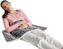 Vážená topná deska pro periodové křeče a bolesti zad, XL topná destička 17 "x33", Elektrická topná deska pro rameno, 4.9LB Vyhřívaný podložka se 4 topnými hladinami, kolej místnosti Essentials, Machine Wassable