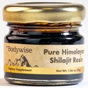 Bodywise Pure Himalayan Shilajit Resin I 600 mg I 75% + Fulvic Acid & 85 + Stopy Minerály 124; Zero Sugar I Lab Tested I Heavy Metal Free I 100% Authentic & Natural, Organic I for Men & Women I 30 gm.
