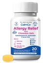 CalmCo Dospělé Alergie Relief Gummy Bites s difenhydramin - Žvýkací antihistamin pro kýchání, Runny Nose & Itchy Eyes, Nighttime Alergie Medicine for Ages 12 +, Fantasy Fruit Flavor, 20 Počet