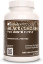 Remedy je výživa Black Cohosh 124; 1000 mg, 60 Vegan Kapsle Bylinné dietní dodatek 124; Dva měsíce dodávky