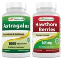 Nejlepší Naturals Astaxanthin 12 mg & Hawthorn Berry 565 mg