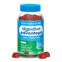 Stravovací výhoda Prebiotická Vláknina + Probiotika pro Gut Health, 5g Prebiotická Vláknina Plus 1 bilion CFU Probiotic, Podporuje stravovací zdraví & Regularita, (60ct Lahvička) Jahoda Flavor *