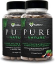 KaraMD Čistá příroda 124; Zelené, Ovoce a Veggie dodatek 124; Vitaminy, Vláknina a antioxidanty 124; 20 Ovoce a zelenina doplňky pro energii a stravu 124; Gluten zdarma & Vegan Friendly (2 Pack)