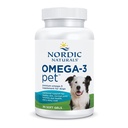 Nordic Naturals Omega33 Pet, Neochucené - 90 Soft Gels - 320 mg Omega33 Per Soft Gel - Rybí olej pro psy s EPA & DHA - Promotes Heart, Skin, Coat, & Imunitary Health