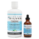 Ultra Silver ® Koloidní stříbro 124; 1000 PPM, 32 Oz (946ml) 124; Minerální dodatek 124; Pravé koloidní stříbro - 4 oz Kapátko láhev (Prázdný) Zahrnuto pro výměnu!
