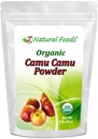 Z Natural Organic Camu Camu Powder, Natural Vitamin C dodatek pro imunitní podporu a Mood Boost, Mix v Smoothies, Nápoje a recepty, Superfood Powder, Raw, Vegan, Non GMO, Gluten zdarma, 1 LB
