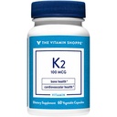 Vitamin Shoppe Vitamin K2- 100 MCG (60 Vegetariánských kapslí)