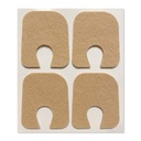 Produkty Aetna Foot - Adhesive Felt U- Shaped Callus nebo Toe Pads, balení po 100, 1 / 8 "Thick