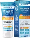 Hermon Silný Antimykotický Ringworm Cream - Efektivní léčba pro tvrdohlavý Ringworm, Jock Itch, Eczema, Tinea Versicolor, Athletova noha - pro dospělé a děti - 100ml