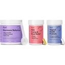 Rael Supplement for Women Bundle - Hormon Balance, Myo- Inositol & D- Chiro Inositol (30 Day Supply) & Probiotika, 15 Billion CFU (30 Day Supply) & PMS dodatek (28 Kapsle)