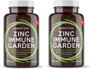 Zinek dodatek pro imunitní podporu a reprodukční zdraví - Chelated zink, Echinacea, Vitamin C - Imunitní zesilovač pro dospělé a děti - Vysoká absorpce 60 Kapsle pro muže a ženy - Non- GMO, Vegetarián