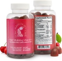 Dlouhé vlasy Nestarají vlasy Vitalizace Vitamíny, Vlasy Kůže a nehty Vitamíny, Vitamíny pro ženy a muže, Pantotenová kyselina, Kyselina listová & Biotin Gummies, Non- GMO Vlasové Vitamíny, 60 Gummy Vitamíny