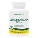 NaturesPlus Ultra Bromelain - 60 tablet - 1500 mg ananasového bromelainu - poskytuje společnou podporu a podporu stravovacího zdraví - 60 Služeb