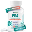 High Potency 4- in-1 Palmitoylethanolamid, 700mg Pea dodatek pro muže a ženy, Made in USA, 60 Kapsle