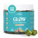 Akasha Superfoods Moss Gummies, vlasy, kůže a nehty Vitamíny s mořem, Pearl Powder, Vitamin E, Aloe Vera, Liposomální Vitamin C, a Irský Moss, Žvýkačky pro ženy a muže, 60 Počet