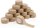 16 Rolls Self Adhesive Bandage Wrap - ForTomorrow 1 Inch Small Breathable Cohesive Athletic Tape, Stretch Adherent Finger Wrap for Sport, Zranění, První pomoc lékařské, Toe Sprains & Otok