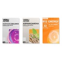 Veru Wellness Hormonal Balance Patch pro ženy Compete Bundle - Myo-Inositol & D-Chiro, Ashwagandha, B12 Energy - PMS Relief, Mensural Support, Mood Stress and Energy (2 měsíce)