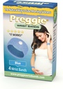 Tři lízátka Preggie Anti- Nausea náramky - Ranní nemoc Relief -- Side Effect Free - 2 hrabě (4 náramky) - modrá