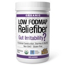 Přírodní faktory organické nízké FODMAP Reliefiber Powder - Dědičný doplněk pro podporu zdraví s dietní a rozpustný fiber - Gut Zdravotní podpora Podpory Mírné Bloating - Neochucené, 150 g (30 Služební)