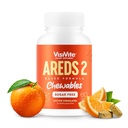 AREDS 2 Sugar- Free Eye Vitamíny - Alternativa k Lutein Gummies for Eye - Lutein for Eye Health - Premium Sugar- Free Eye Vitamíny - Doplňky péče o oči pro dospělé (Žvýkací tablety)