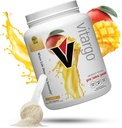 Vitargo Carbohydrát Prášek 124; Krmivo Svalovina Glycogen 2X rychlejší 124; 4.4 LB Mango Pre Workout & Post Workout Recovery Prášek 124; Příplatek karbu pro zotavení, Vytrvalost, Získat svalovou hmotnost