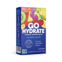GoHydrate Instant Hydration Powder Packets - Nízké množství sodíku Electrolytes Drink Mix - Natural Hydration Support, Sugar Free Electrolyte Ochucené nápoje s vitamínem D, 10 balení, Smíšené