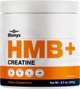 HMB + Creatine Dodatek - 3g Denní HMB pro zesílenou sílu, Power & Recovery, Ideální pro vysoce intenzivní sportovce, 30denní dodávky