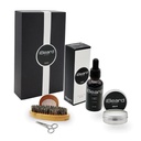 Beard Růstová sada s Beard Oil, Beard Brush, Nůžky, Beard Balm a dřevo Comb Perfect Beard Grooming Kit pro muže