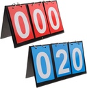 APORO Přenosné tabulky Nejlépe hodnocené Flipper, Multi sportovní skóre Flip Scoreboard
