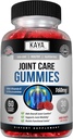 Kaya Naturals Mobility Care Gummies for Back, Knees & Hands - Podpora flexibility - Glucosamine Gummies Nejlepší imunitní podpora pro ženy a muže - 60 Počet