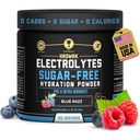 HRDWRK Electrolytes Powder with Magnesium, Draslík - Sugar Free Electrolytes Boost Endurance a snížit únavu s tímto Electrolytes Dodatek - Maximální hydratace - Keto Friendly